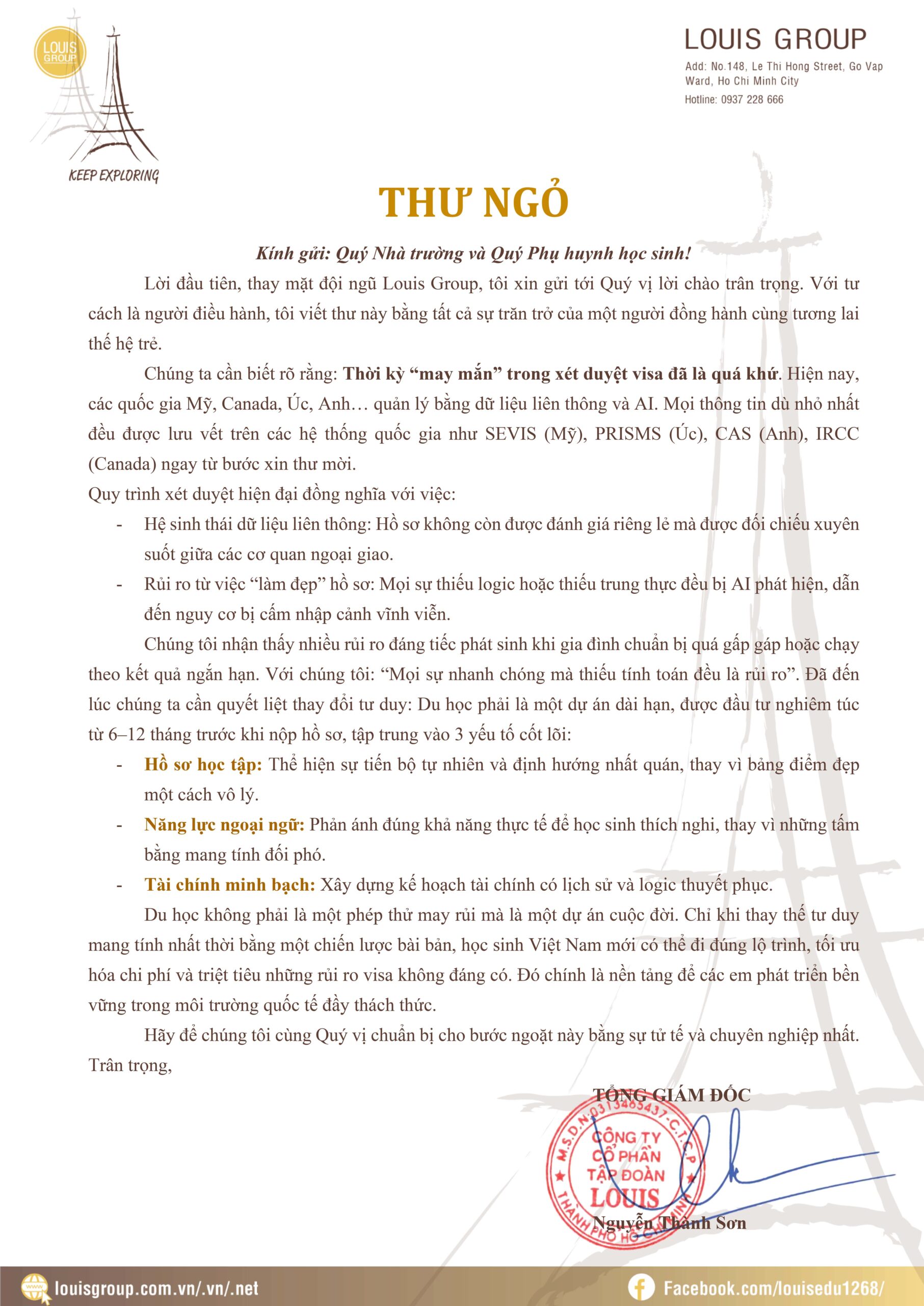 ThƯ NgỎ Louis Group